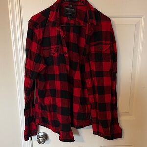 Denim & Flower Red and Black Checkered Shirt